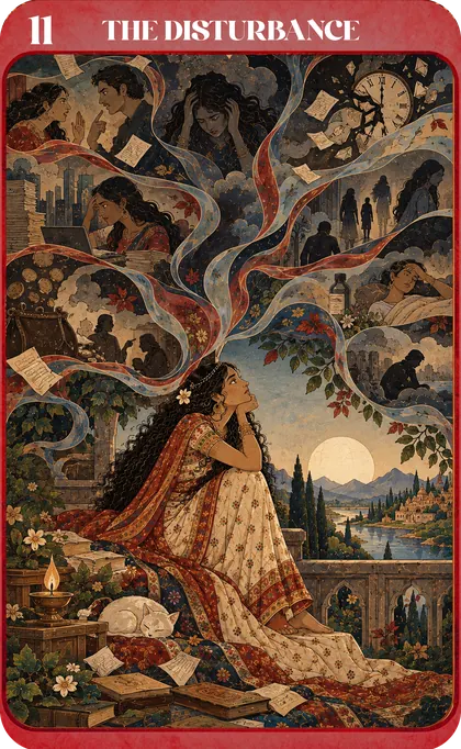 The Disturbance — Eka Katha oracle card 11