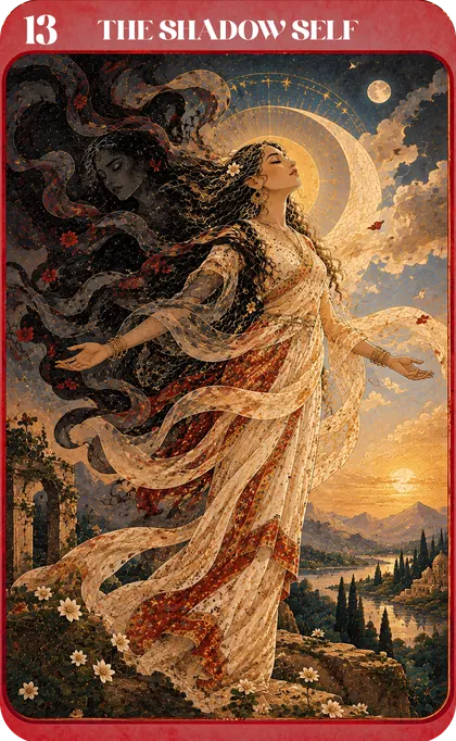The Shadow Self — Eka Katha oracle card 13