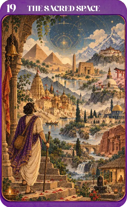 The Sacred Space — Eka Katha oracle card 19