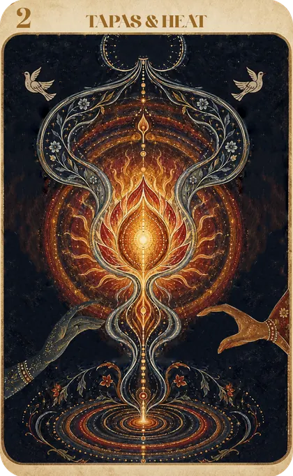 Tapas & Heat — Eka Katha oracle card 2