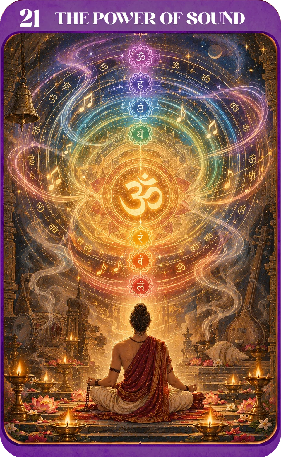 Card 21, The Power of Sound — Eka Katha oracle card