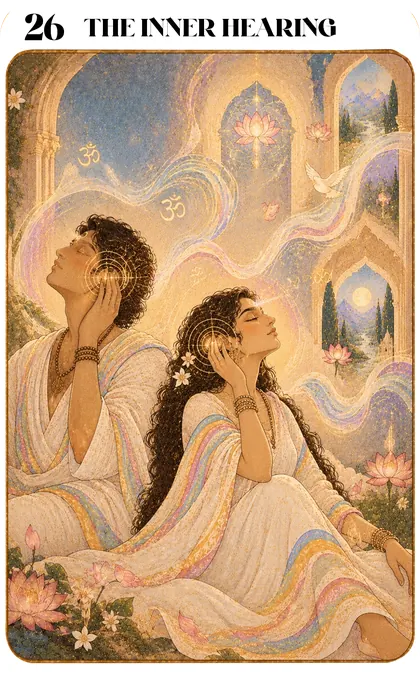 The Inner Hearing — Eka Katha oracle card 26