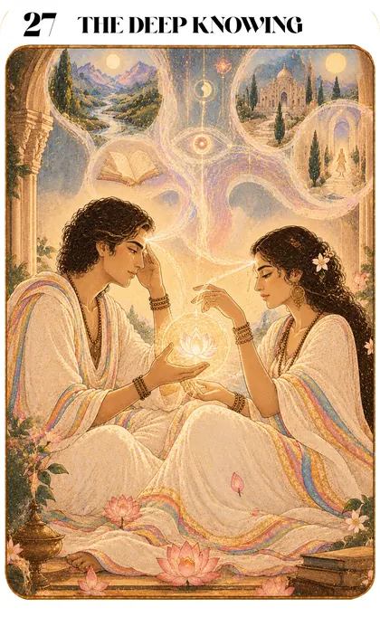 The Deep Knowing — Eka Katha oracle card 27