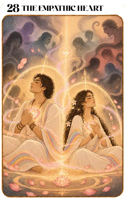 The Empathic Heart — Eka Katha oracle card 28