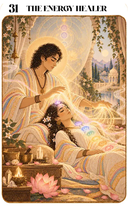 The Energy Healer — Eka Katha oracle card 31