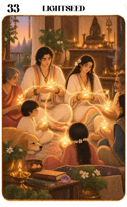 Lightseed — Eka Katha oracle card 33