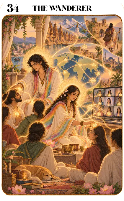 The Wanderer — Eka Katha oracle card 34