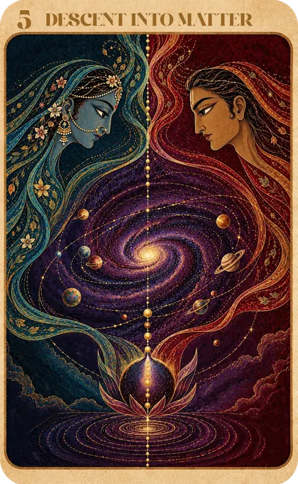 Descent into Matter — Eka Katha oracle card 5